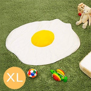 【CELLUTANE】 A613荷包蛋毛毯 日本監製 ( 四季毯 被子 毯子 法蘭絨 嬰兒毯 生日禮物 聖誕節)