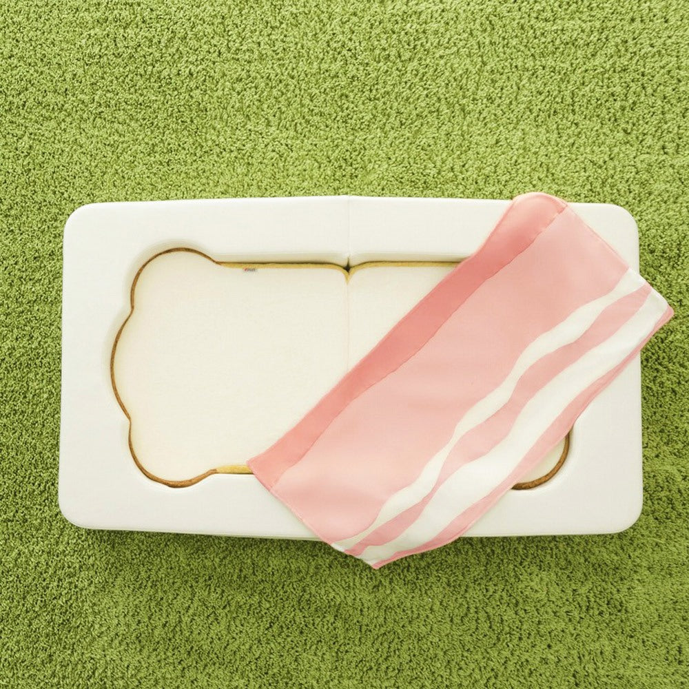 【CELLUTANE】 A624培根毛毯 聖誕節 交換禮物 創意毛毯 / 珊瑚絨 / 兒童毯 / 小孩毯 / 嬰兒毯