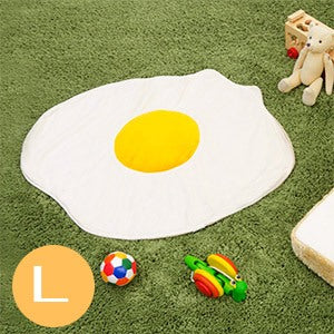 【CELLUTANE】 A613荷包蛋毛毯 日本監製 ( 四季毯 被子 毯子 法蘭絨 嬰兒毯 生日禮物 聖誕節)