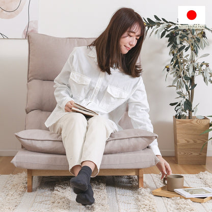 【CELLUTANE】A1428 日式雙層單人沙發 日本製 休閒椅 懶骨頭 懶人沙發 陽台沙發 休閒沙發