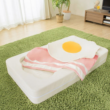 【CELLUTANE】 A624培根毛毯 聖誕節 交換禮物 創意毛毯 / 珊瑚絨 / 兒童毯 / 小孩毯 / 嬰兒毯