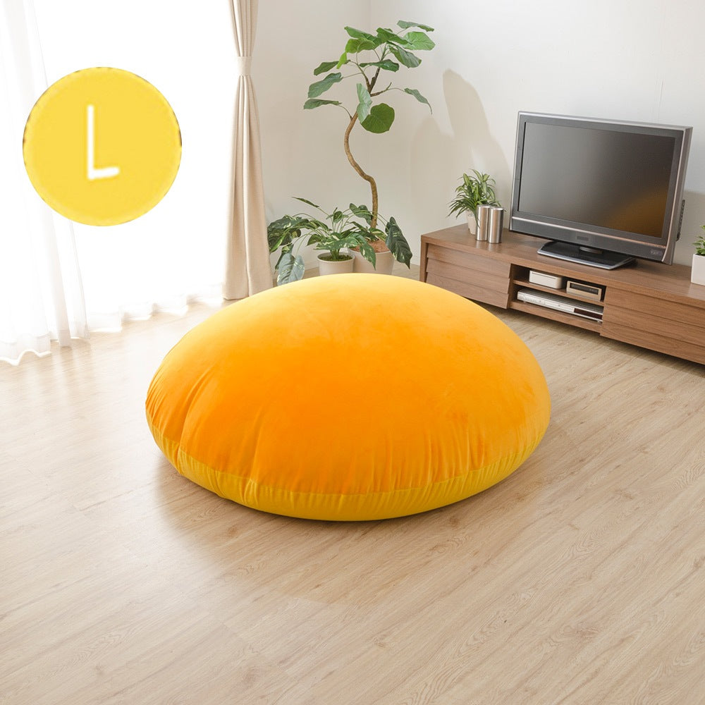【CELLUTANE】荷包蛋地毯 (蛋白地毯+蛋黃抱枕) 地墊 腰靠 靠枕 地毯 床邊地毯 臥室地毯 客廳地毯