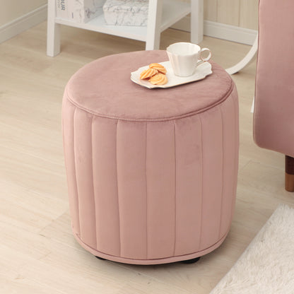 【CELLUTANE】A1239 絲絨圓形椅凳 茶几 / 圓凳 / 穿鞋椅 / 玄關凳 / 小凳子