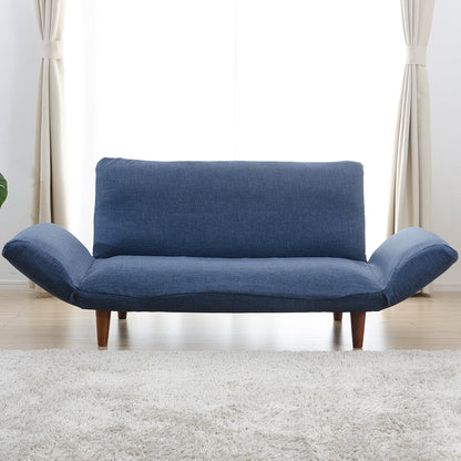 【CELLUTANE】可拆洗 日本製 獨立筒彈簧 A01雙人沙發加長型(2P) [棉麻材質]摺疊床沙發 布沙發 地板沙發