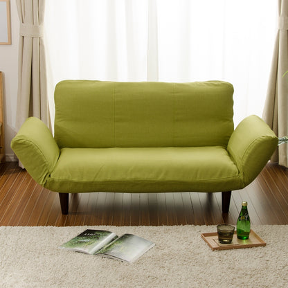 【CELLUTANE】可拆洗 日本製 獨立筒彈簧 A01雙人沙發加長型(2P) [棉麻材質]摺疊床沙發 布沙發 地板沙發