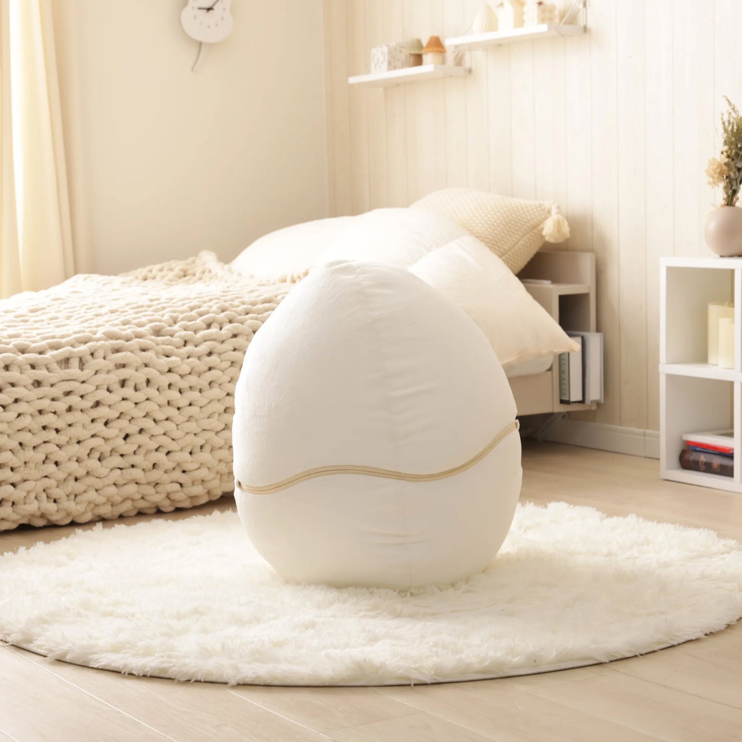 【CELLUTANE】A704 溏心蛋抱枕 雞蛋抱枕 / 靠墊 / 坐墊 / 椅墊 / 腳靠墊 / 擺件 / 居家擺設