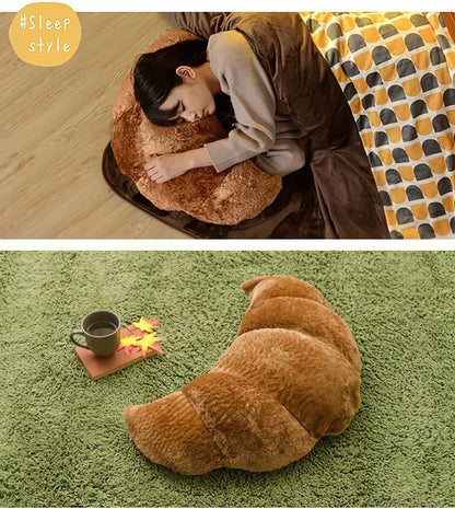 【CELLUTANE】A899 可頌麵包 抱枕 靠墊 聖誕節禮物 交換禮物