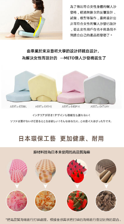 【CELLUTANE】 A897 METO馬卡龍和室椅 單人沙發 沙發椅 日式沙發 坐墊 日本製14階段調節器