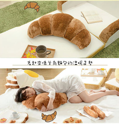 【CELLUTANE】A899 可頌麵包 抱枕 靠墊 聖誕節禮物 交換禮物