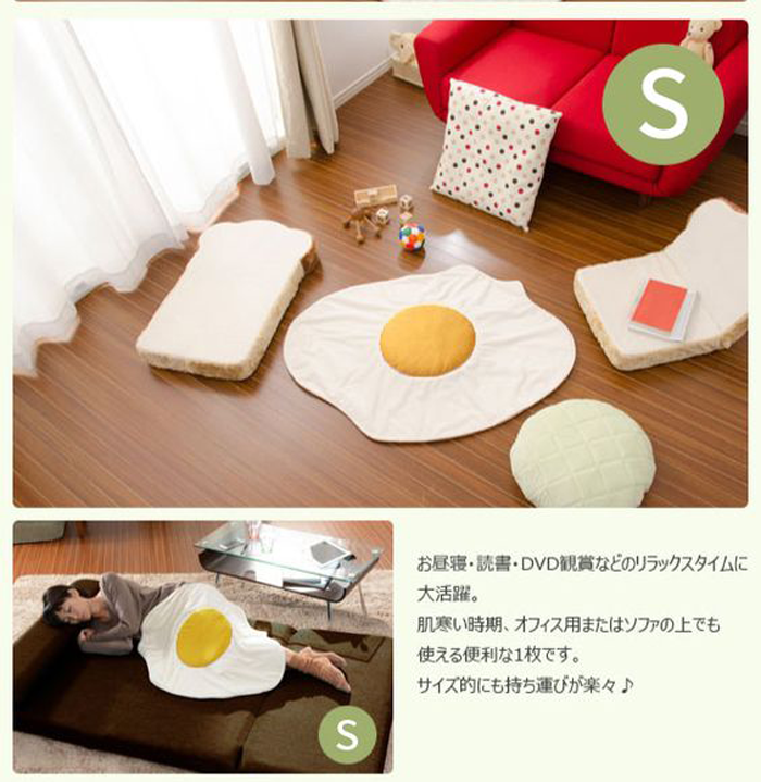 【CELLUTANE】 A613荷包蛋毛毯 日本監製 ( 四季毯 被子 毯子 法蘭絨 嬰兒毯 生日禮物 聖誕節)